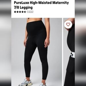 High-waisted Maternity 7/8 Leggings Size Medium